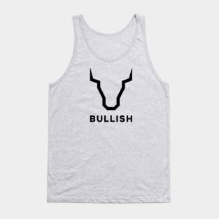 Bullish Black Logo - Bullish Crypto - Bullish Trend Tank Top